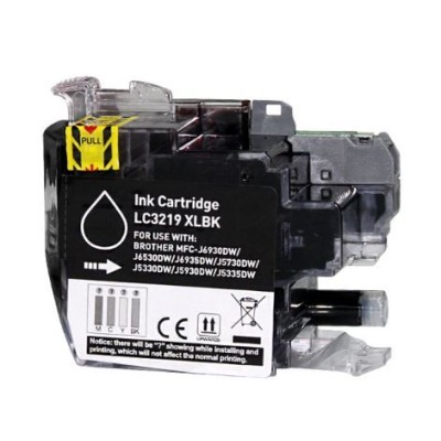 TINTEIRO COMPATIVEL C/ BROTHER LC3219XL PRETO