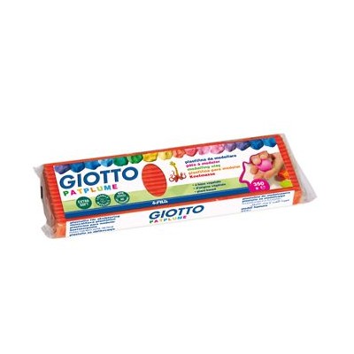 PLASTICINA GIOTTO PATPLUME 350gr.  VERMELHO