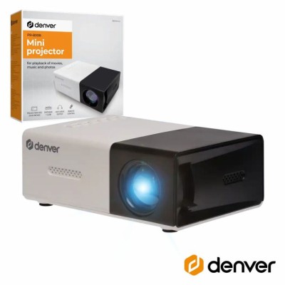 VIDEOPROJETOR PORTATIL DENVER PR-800B PRETO