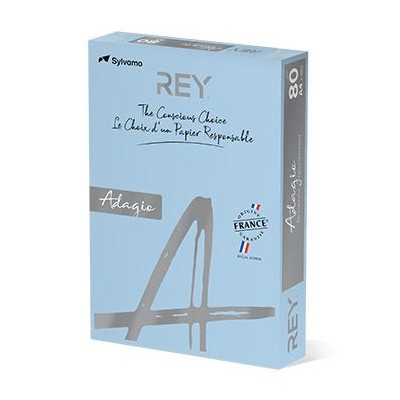 RESMA PAPEL FOTOCOPIA ADAGIO A4 80GR. AZUL PASTEL (01)