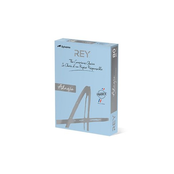 RESMA PAPEL FOTOCOPIA ADAGIO A4 80GR. AZUL PASTEL (01)