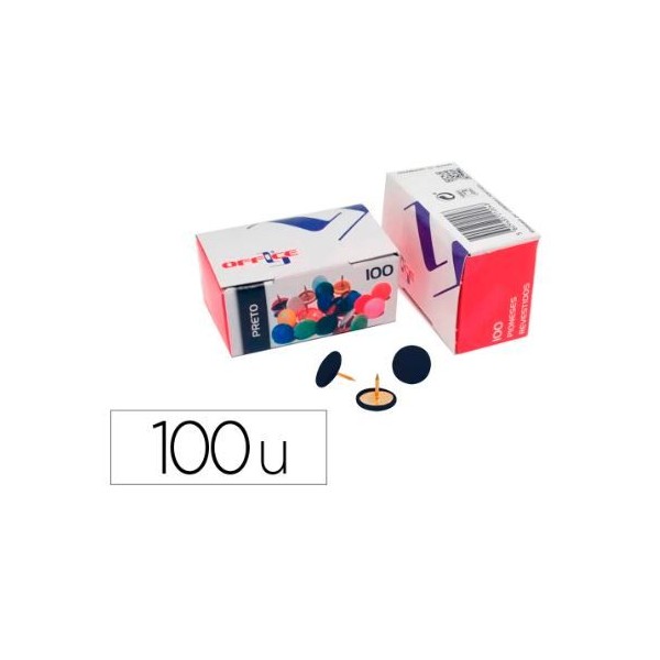 PIONESES LISMANIA OFFICE  COR PRETO Cx100unid.