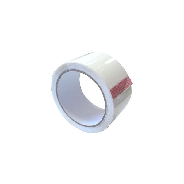 ROLO FITA COLA LARGA 66MT x 50MM BRANCA