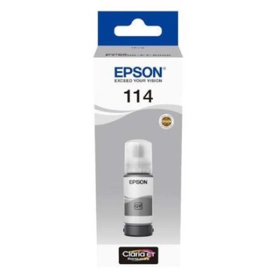 TINTEIRO EPSON ECOTANK Nº114 CINZA 70ML ORIGINAL
