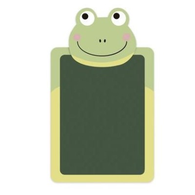 QUADRO / ARDOSIA INFANTIL EM FORMA DE ANIMAIS C/ GIZ E APAGADOR