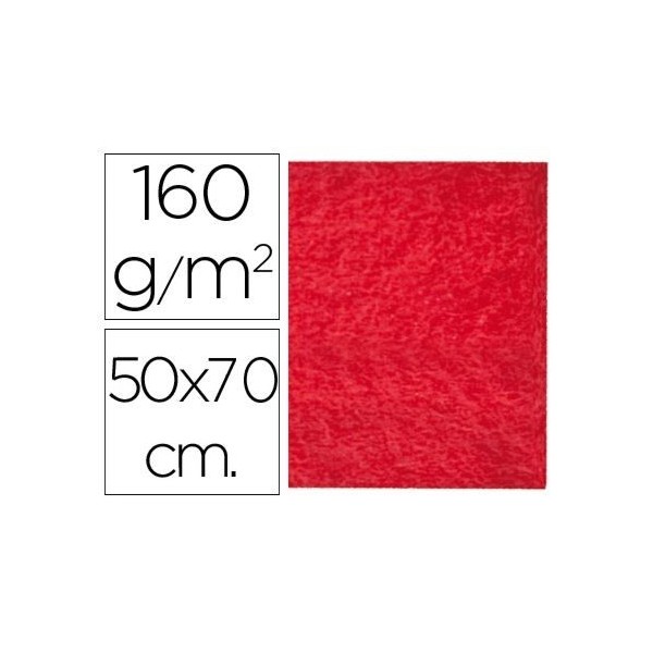 PLACA FELTRO 50x70cm 160gr/M2 VERMELHO