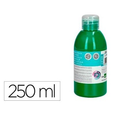 FRASCO TINTA ACRILICA LP 250ML VERDE ESCURO
