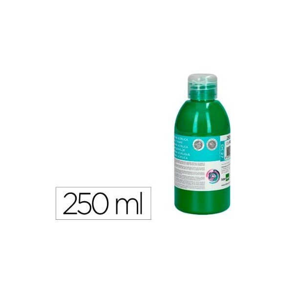 FRASCO TINTA ACRILICA LP 250ML VERDE ESCURO