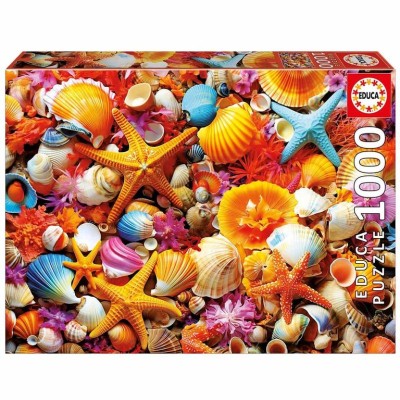 PUZZLE EDUCA 1000 PECAS COLAGEM DE CONCHAS