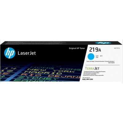 TONER HP W2191A 219A CYAN 1.2K ORIGINAL