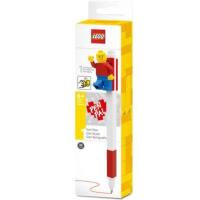 ESFEROGRAFICA LEGO GEL 0,7mm VERMELHO C/ FIGURA