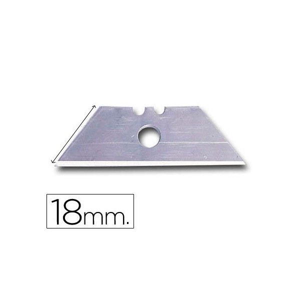 RECARGAS LAMINAS P/ X-ACTO QC 18MM AUTO-RETRATIL Blister 5unid.