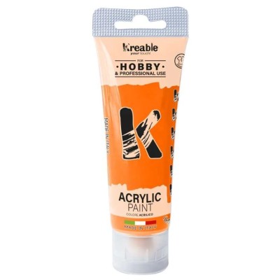 BISNAGA TINTA ACRILICA TOY COLOR 75ML LARANJA
