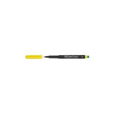 MARCADOR ACETATO PERMANENTE FABER-CASTELL 0.4MM S AMARELO