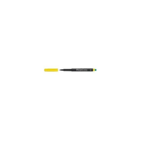 MARCADOR ACETATO PERMANENTE FABER-CASTELL 0.4MM S AMARELO