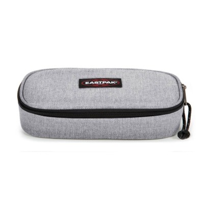 ESTOJO ESCOLAR OVAL EASTPAK SINGLE SUNDAY GREY