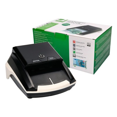 DETECTOR QC DE NOTAS FALSAS C/ CARREGADOR ELECTRICO PORTA USB ACTUALIZACAO DE MOEDAS
