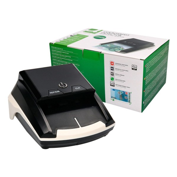 DETECTOR QC DE NOTAS FALSAS C/ CARREGADOR ELECTRICO PORTA USB ACTUALIZACAO DE MOEDAS
