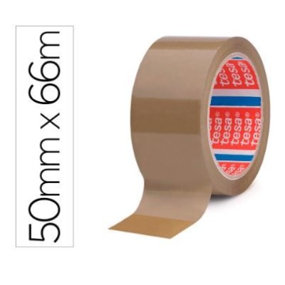 ROLO FITA COLA LARGA TESA 4089 66MT x 50MM CASTANHA