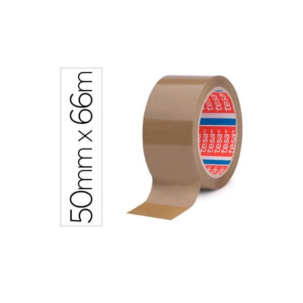 ROLO FITA COLA LARGA TESA 4089 66MT x 50MM CASTANHA