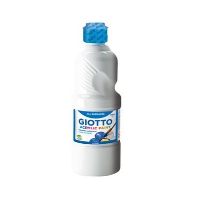 FRASCO TINTA ACRILICA GIOTTO DECOR 500ML BRANCO
