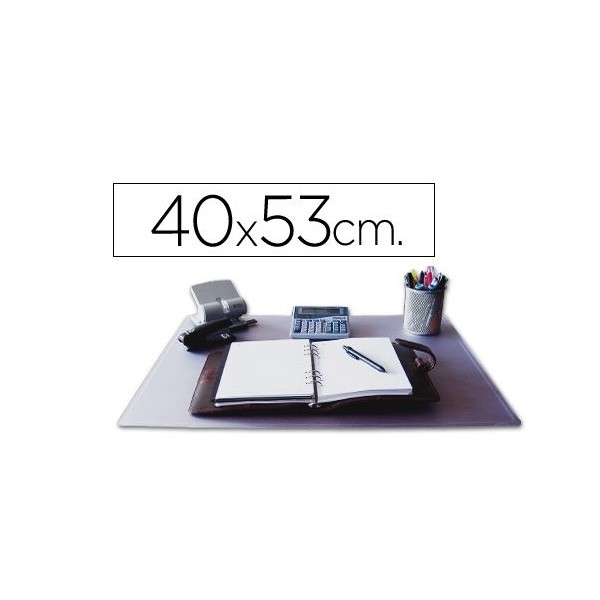 BASE DE SECRETARIA QC ANTIDESLIZANTE 40x53cm TRANSPARENTE