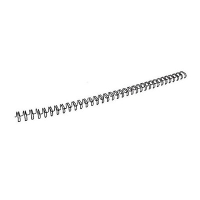ARGOLA METALICA DUPLA (Nº8) 12,7MM (95FLS) PRETO