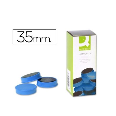 PACK x 10 IMAN SINALIZAÇAO QC 35mm AZUL