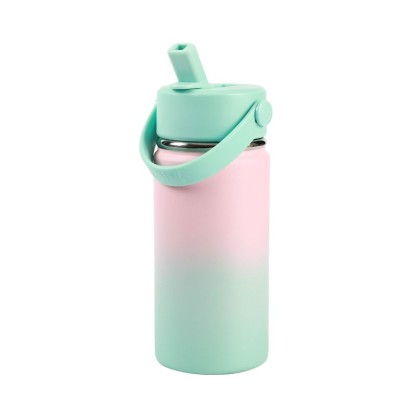 GARRAFA TERMICA I DRINK MACARON 400ML CORES SORTIDAS