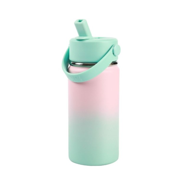 GARRAFA TERMICA I DRINK MACARON 400ML CORES SORTIDAS