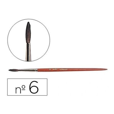PINCEL PARA GUACHE E AGUARELA Nº 6