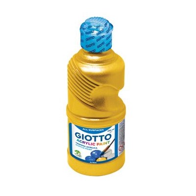 FRASCO TINTA ACRILICA GIOTTO 250ML OURO
