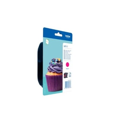 TINTEIRO BROTHER LC123 MAGENTA ORIGINAL