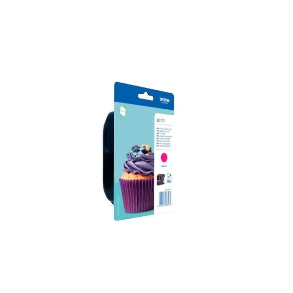 TINTEIRO BROTHER LC123 MAGENTA ORIGINAL