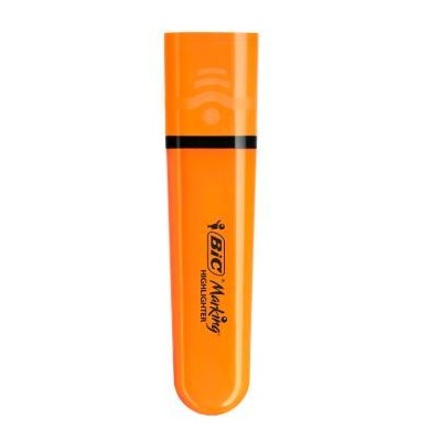 MARCADOR FLUORESCENTE BIC MARKING HIGHLIGHTER - LARANJA