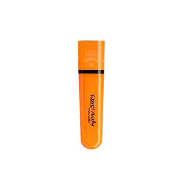 MARCADOR FLUORESCENTE BIC MARKING HIGHLIGHTER - LARANJA