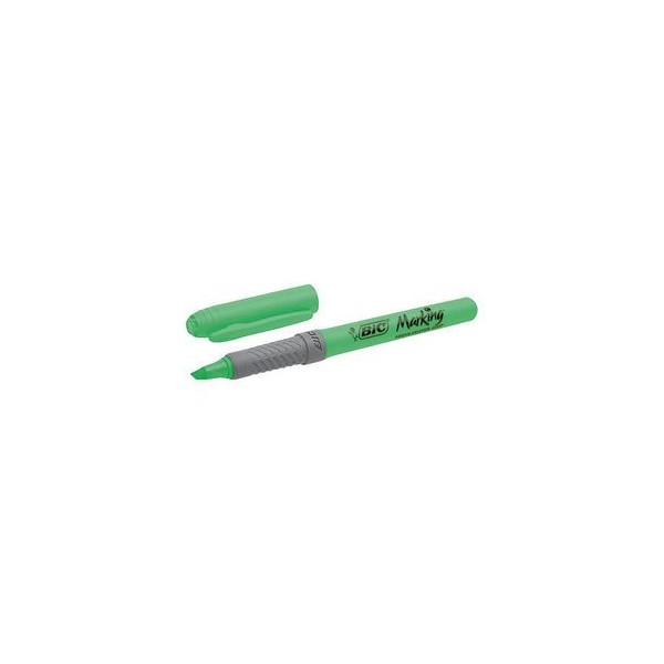 MARCADOR FLUORESCENTE BIC MARKING HIGHLIGHTER GRIP "FINO" 1.6 a 3.3mm VERDE