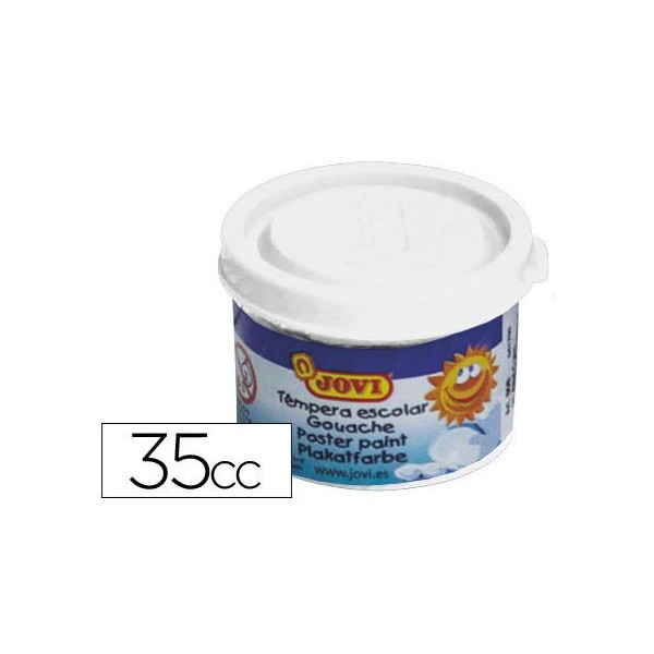 GUACHE LIQUIDO JOVI ESCOLAR (LAVAVEL) 40ML BRANCO