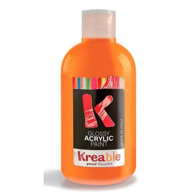 FRASCO TINTA ACRILICA TOY COLOR 500ML LARANJA
