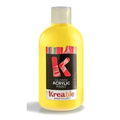 FRASCO TINTA ACRILICA TOY COLOR 500ML AMARELO