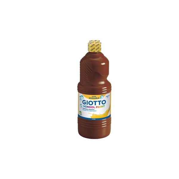 GUACHE LIQUIDO GIOTTO ESCOLAR (LAVAVEL) 1LT CASTANHO