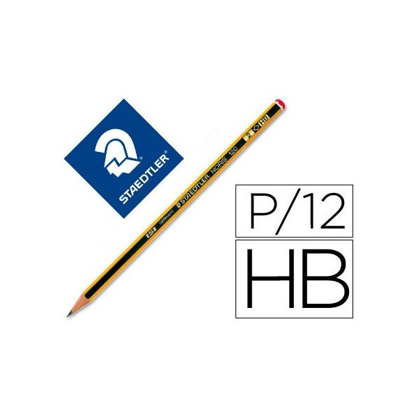 LAPIS CARVAO GRAFITE STAEDTLER NORIS Nº2 HB