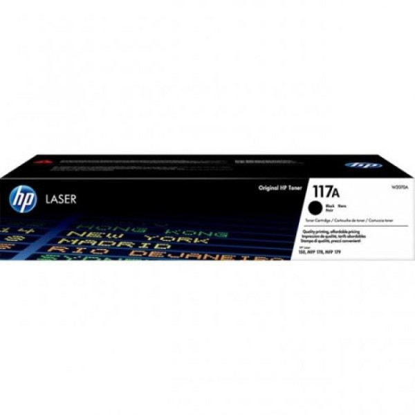 TONER HP W2070A 117A PRETO 1K ORIGINAL