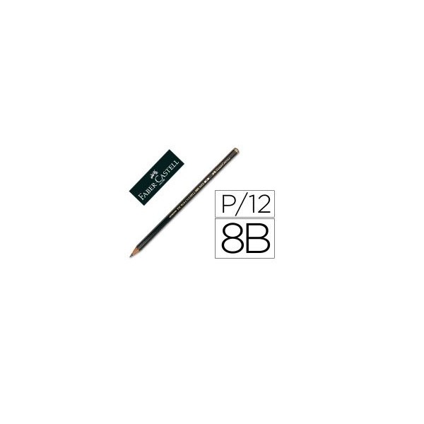 LAPIS GRAFITE FABER-CASTELL  9000 Nº8B