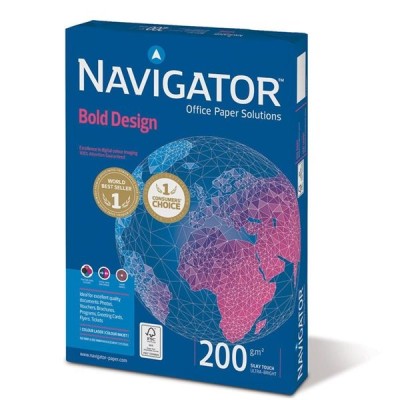 PAPEL FOTOCOPIA NAVIGATOR A4 200gr. 125FLS