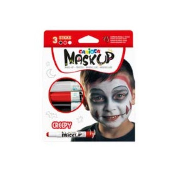 PINTURA FACIAL CARIOCA MASK UP 3 CORES - CREEPY