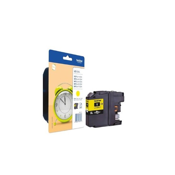 TINTEIRO BROTHER LC125XL AMARELO ORIGINAL