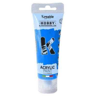 BISNAGA TINTA ACRILICA TOY COLOR 75ML AZUL CIANO