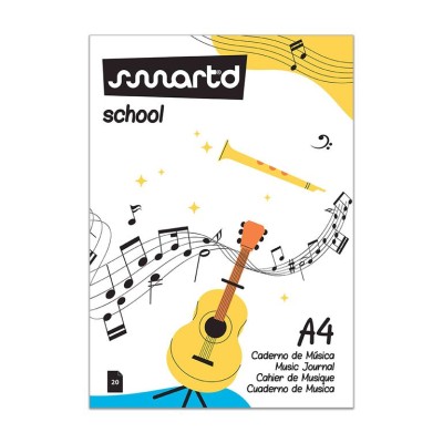 CADERNO DE MUSICA A4 20 FLS