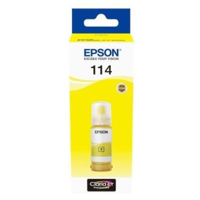 TINTEIRO EPSON ECOTANK Nº114 AMARELO 70ML ORIGINAL